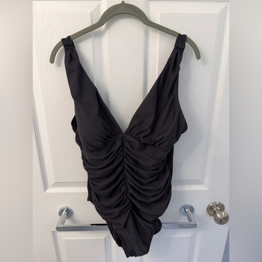 Miraclesuit Classic Black Swimsuit